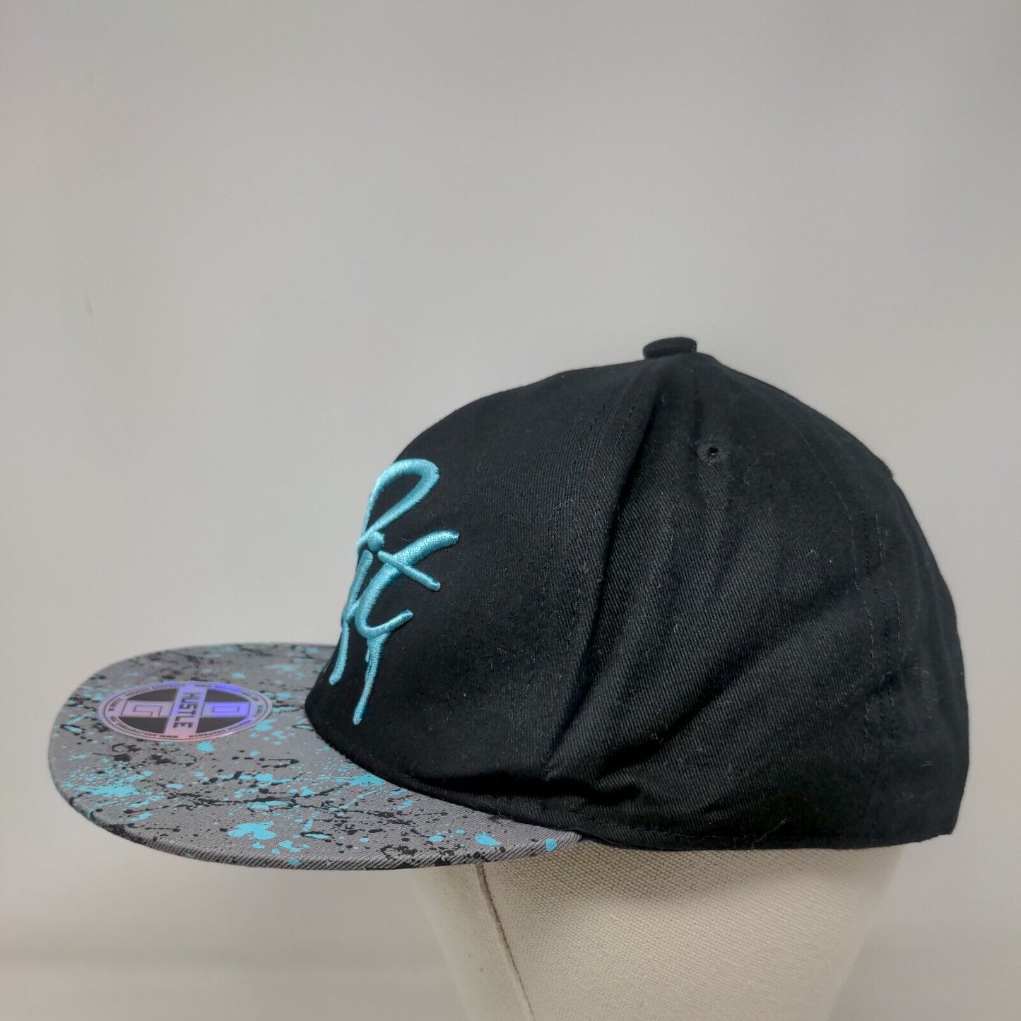 Lit Snapback Hat Multicolor One Size Adjustable Embroidered 6 Panel Hustle