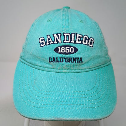 SD Trading Co San Diego California 1850 Blue Baseball Cap One Size Strapback Hat