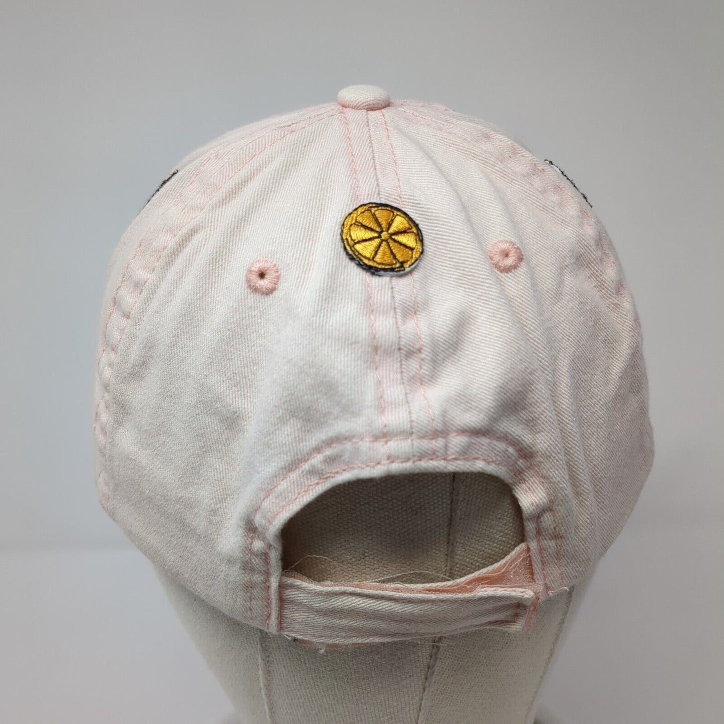 Cookie Mom Strapback Hat Pink One Size Adjustable Patch Vent Holes