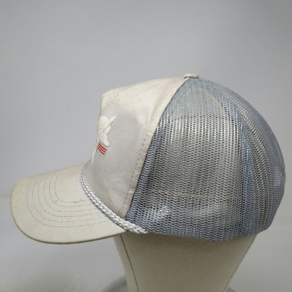 Titan IV Team Rocket Space Program Gray One Size Trucker Hat Snapback Rope Pin