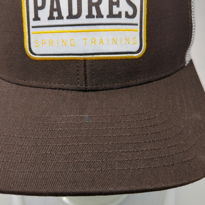 47 Brand San Diego Padres MLB Trucker Hat Brown One Size Spring Training Mesh