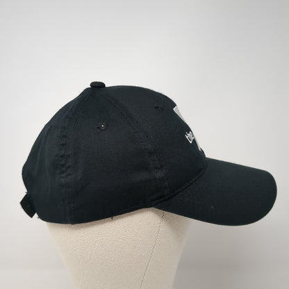 The YMCA Logo Strapback Hat Black One Size Embroidered Outdoor Cap