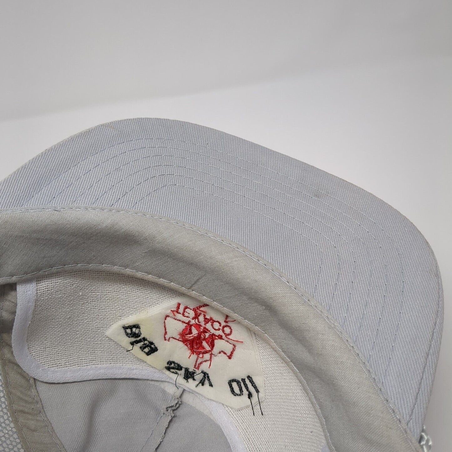 Big Sky Oil Texaco Snapback Trucker Hat Gray One Size Adjustable Mesh Back Rope