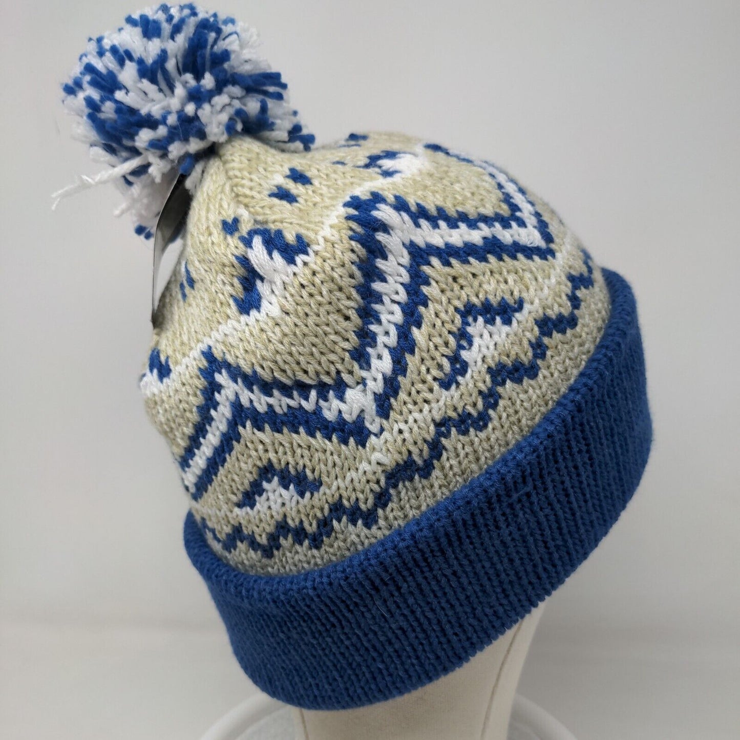 NFL Team Apparel Men's Knit Beanie Hat Indianapolis Colts Blue OSFA W/Tags