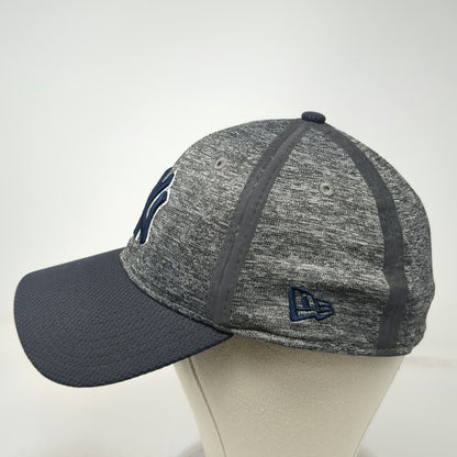 New York Yankees MLB New Era Baseball Cap Gray Blue M 39THIRTY Stretch Hat NY