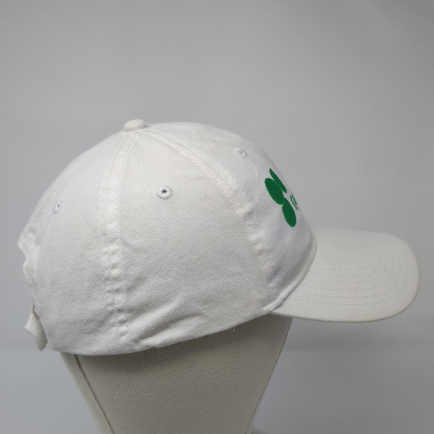 Genesis Care Strapback Baseball Cap White OS Adjustable Embroidered Hit Wear