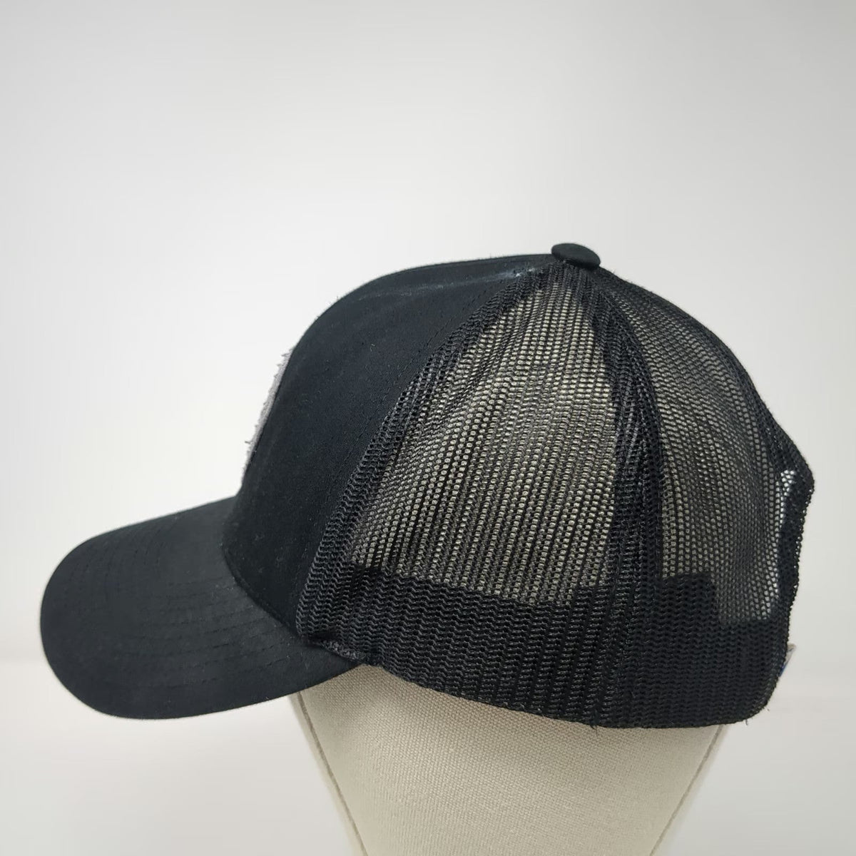 Hurley Trucker Hat Black OSFM Snapback Mesh Born From Water Surfing Beach Hat