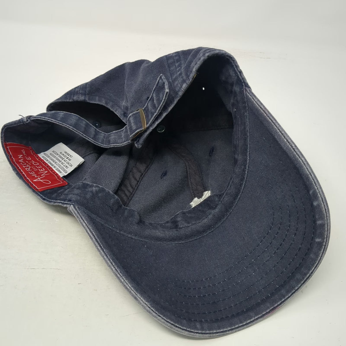 American Needle MLB New York Yankees Blue White One Size Baseball Cap Logo NY