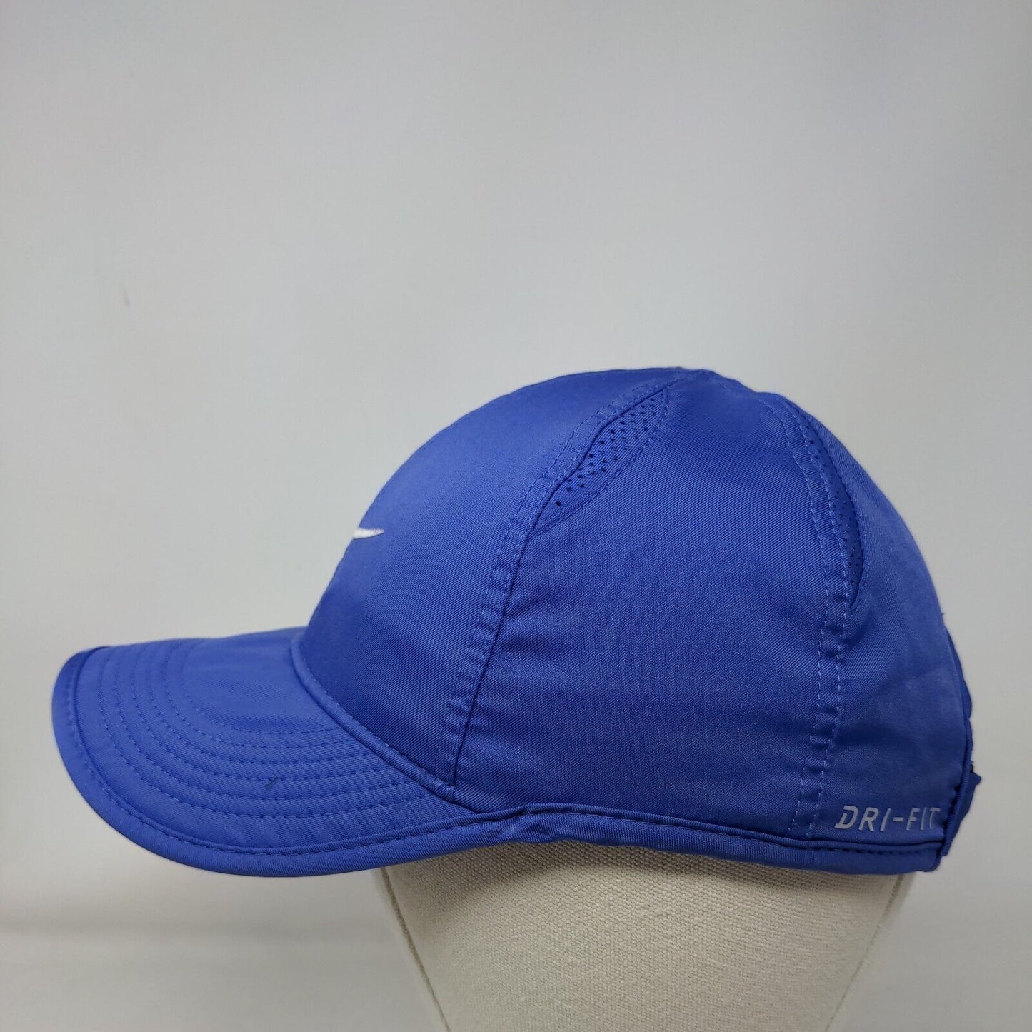 Nike Dri-Fit Strapback Hat Blue OSFM Adjustable Breathable Featherlight