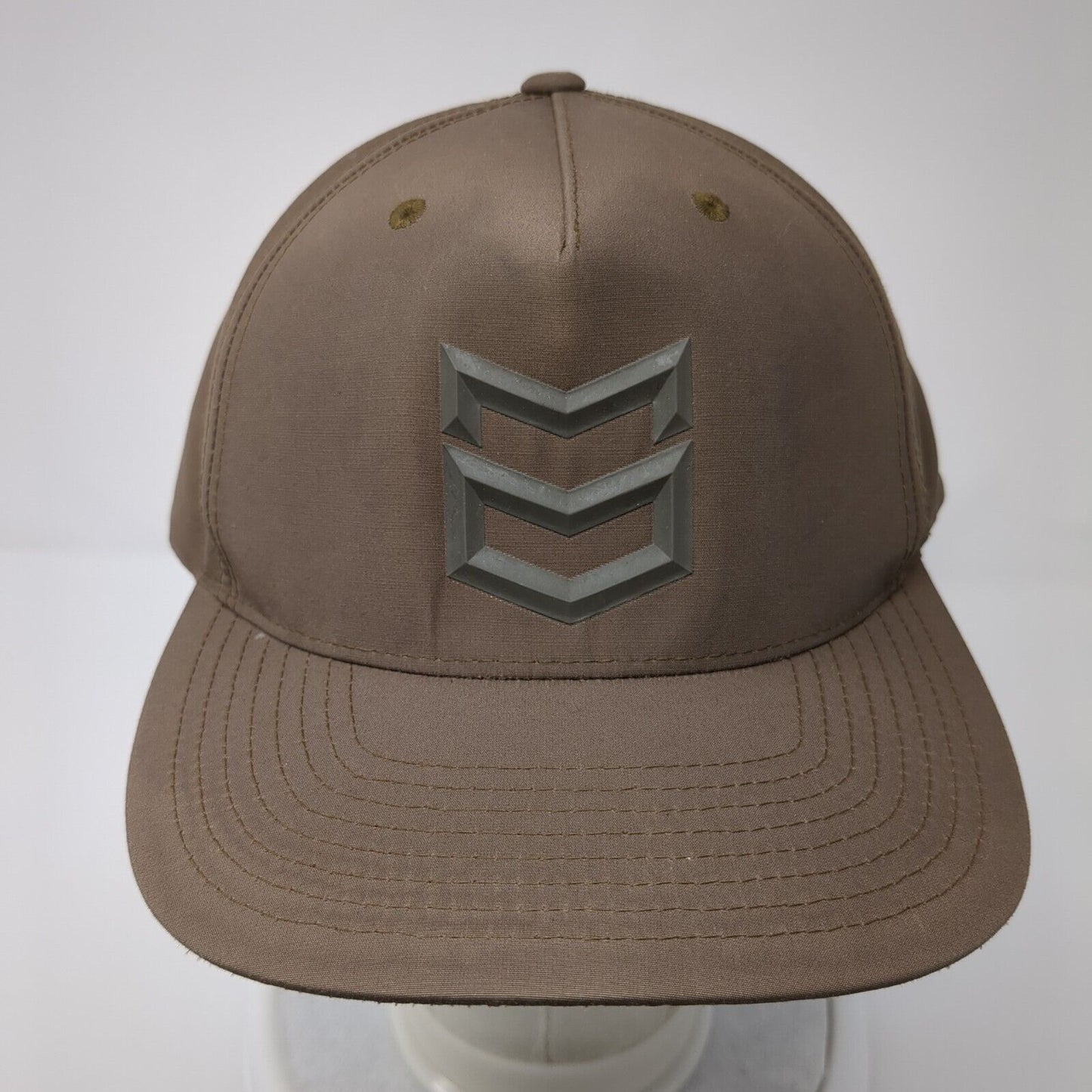 MTN OPS Snapback Hat Brown One Size Adjustable Solid Vent Holes