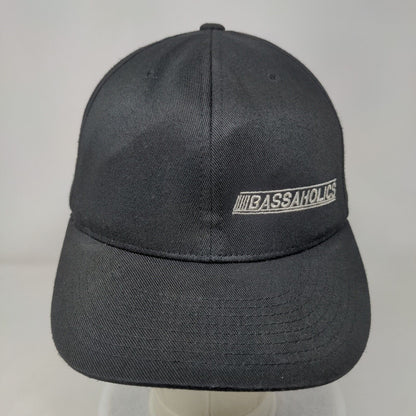 Bassaholics Addicted Fitted Hat Black Small-Medium Embroidered Yupoong