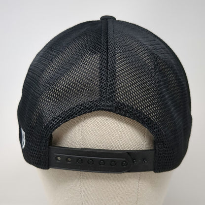 Cap America Trucker Hat Black One Size Coastal Riptide Flexfit 110 Snapback