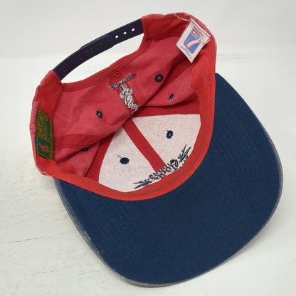 Logo 7 Snapback Hat Red Blue Atlanta 1996 Olympic Games 100 Embroidery Vintage