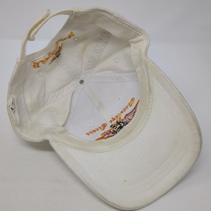 Riverside Resort Arcade Strapback Hat White One Size Laughlin Nevada