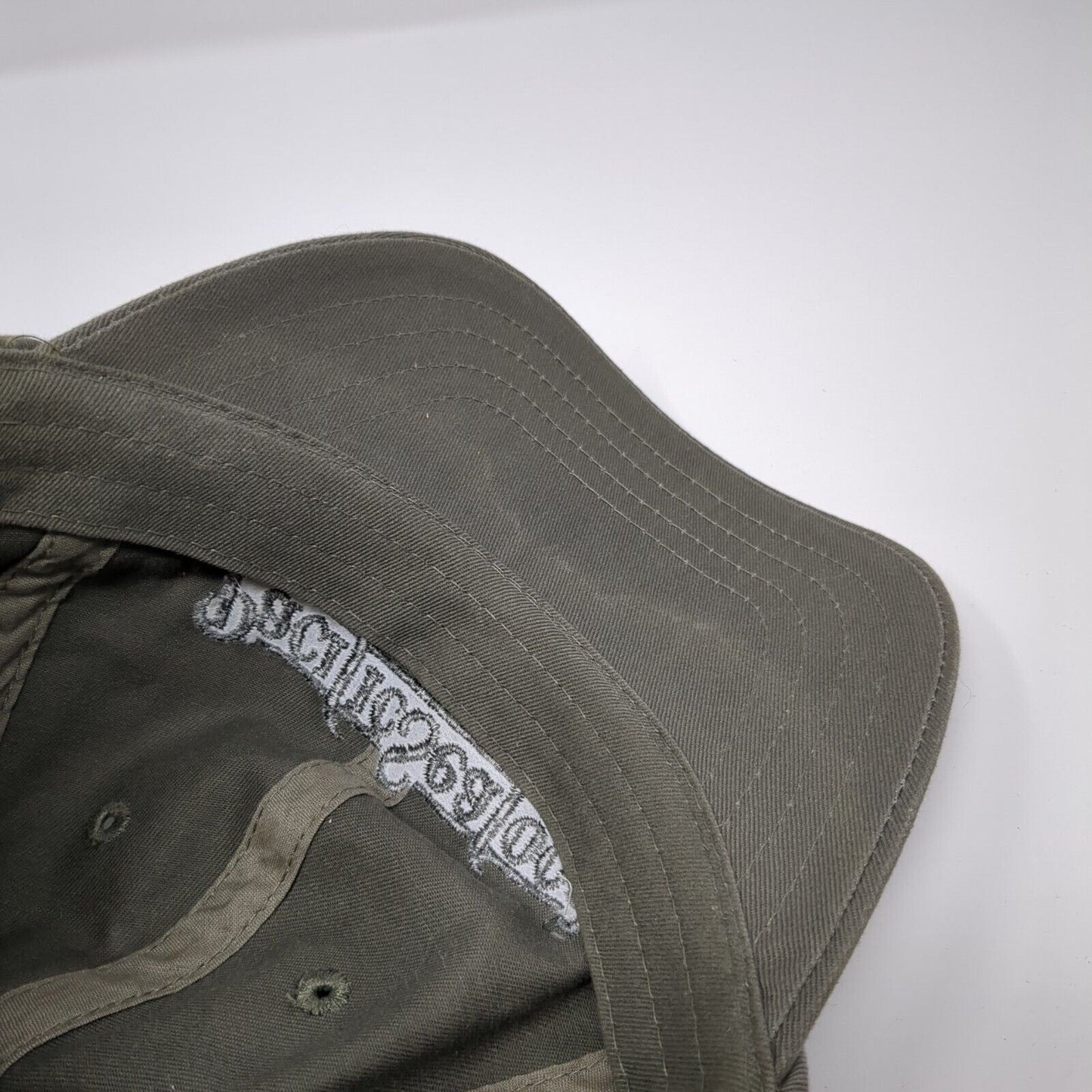 Pacific Seafood Slideback Hat Gray One Size Adjustable Embroidered