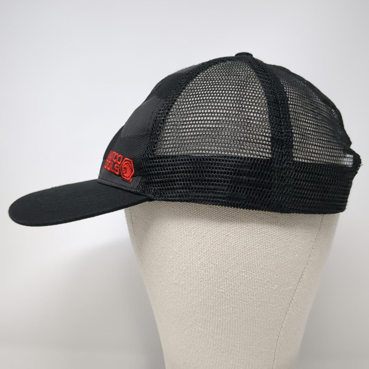 Matco Tools Trucker Hat Black OSFM American Flag Stars Snapback Mesh Polyester