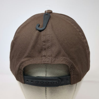 Scheels Snapback Brown One Size Fishing Largemouth Bass Patch Structured Hat