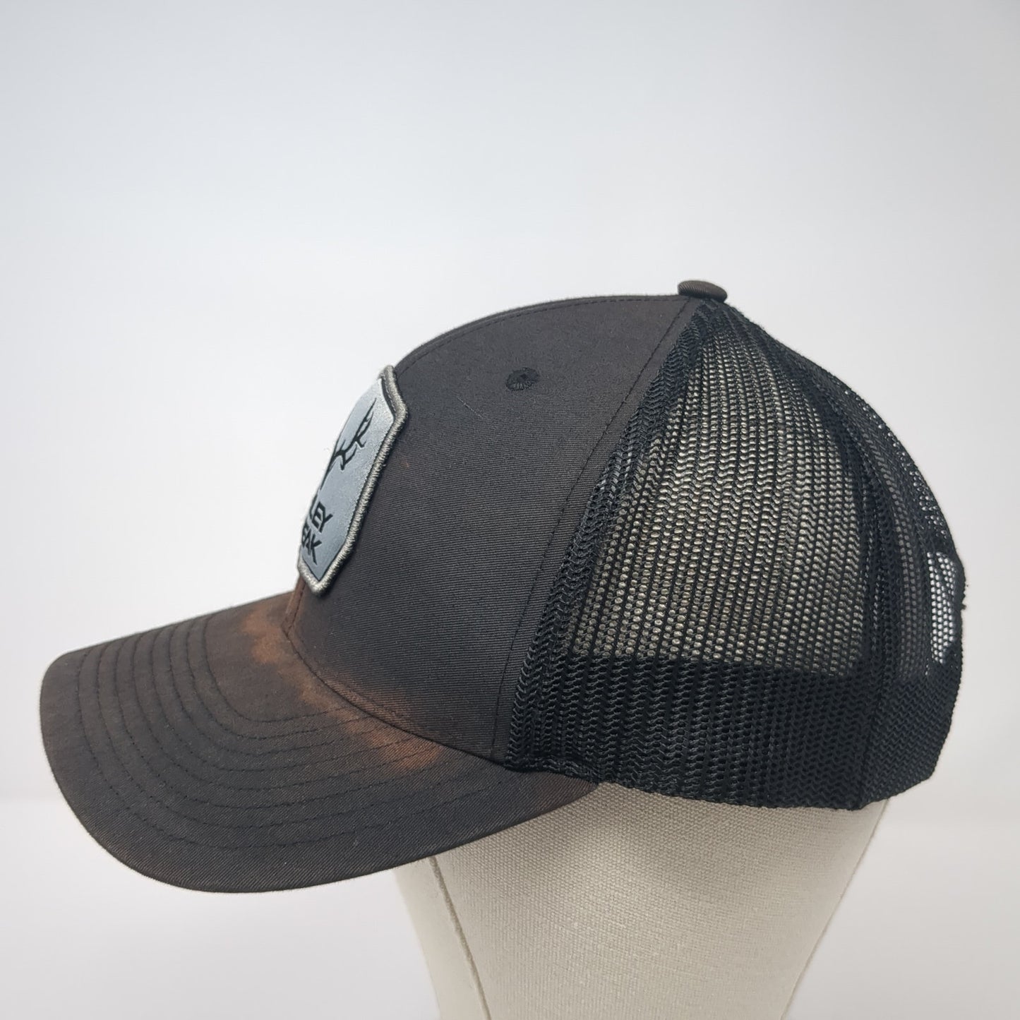 Muley Freak Snapback Trucker Hat Black One Size Adjustable Mesh Back 6 Panel