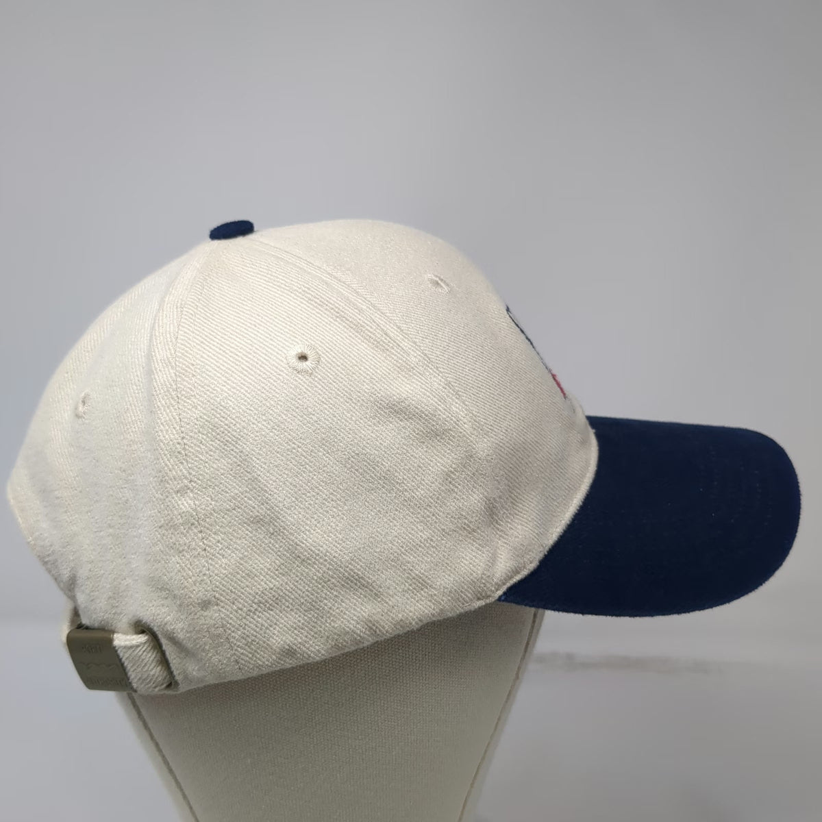 Port Authority Baseball Cap Beige Blue One Size Spike Club 2000 Graphic Hat