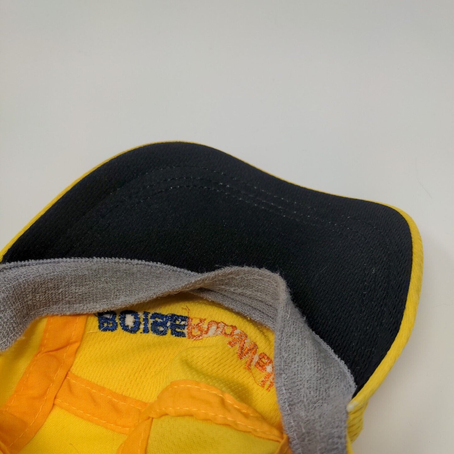 Boise Run Walk Strapback 5 Panel Hat Yellow One Size Embroidered