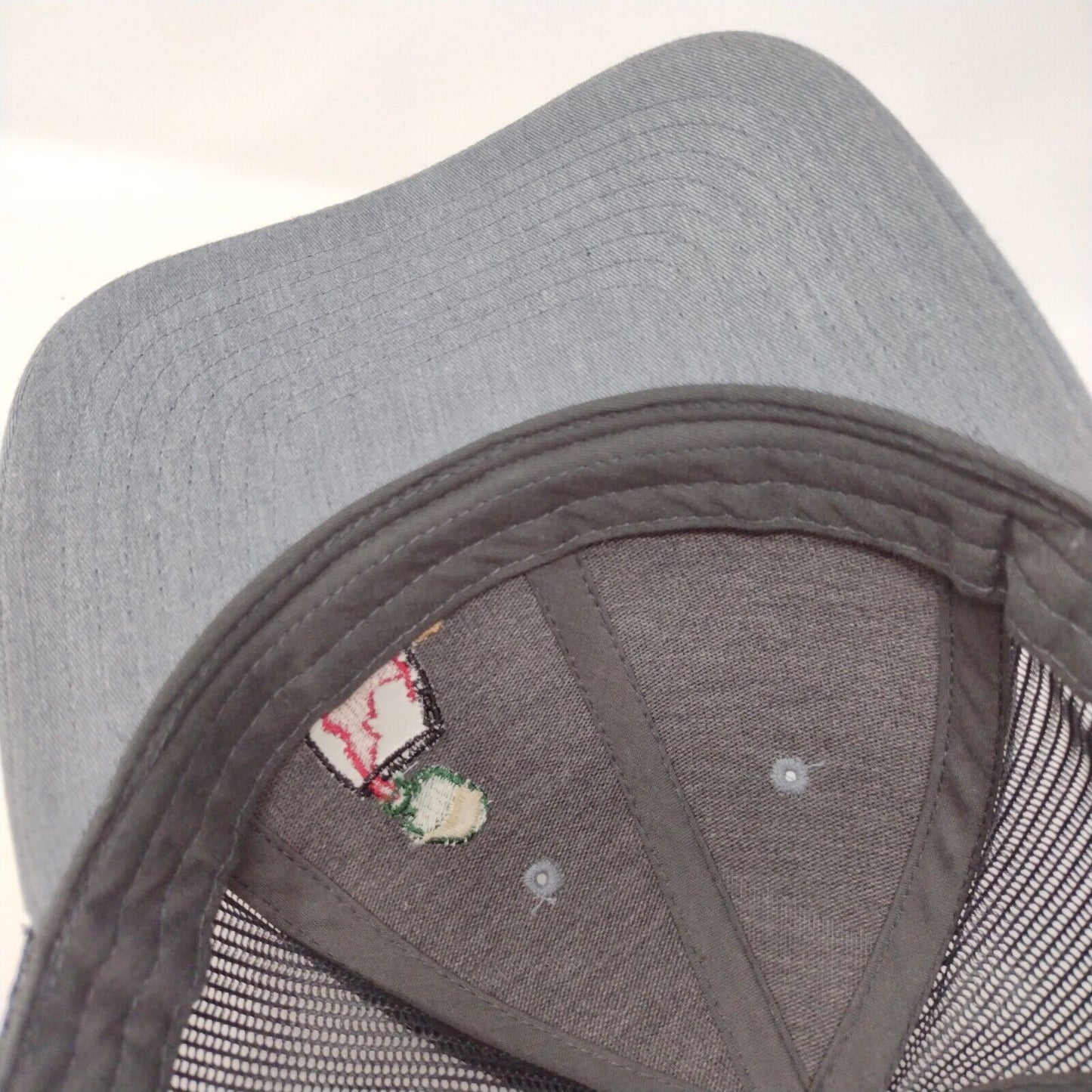 Idaho Wine Snapback Mesh Back Trucker Hat Gray M/L Embroidered