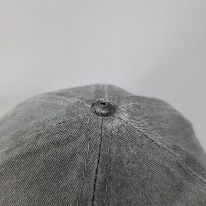 Madeira Beach Florida Strapback Hat Gray One Size Embroidered 6 Panel Surf Style