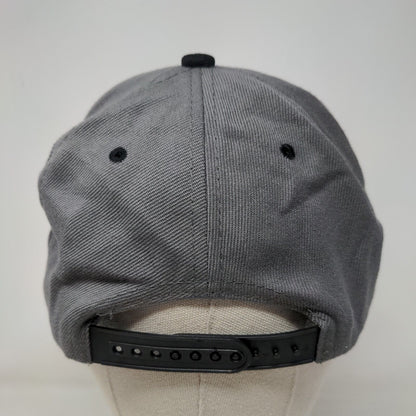 San Diego Snapback Hat Gray One Size Embroidered Adjustable Colorblock