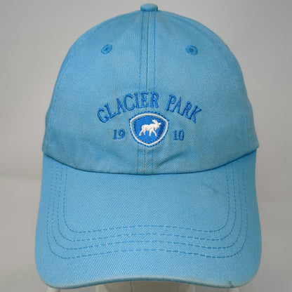 Prairie Mountain Baseball Cap Blue One Size Glacier National Park Moose Hat