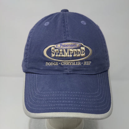 Peterson's Stampede Dodge Chrysler Jeep Slideback Hat Blue OS Port Authority