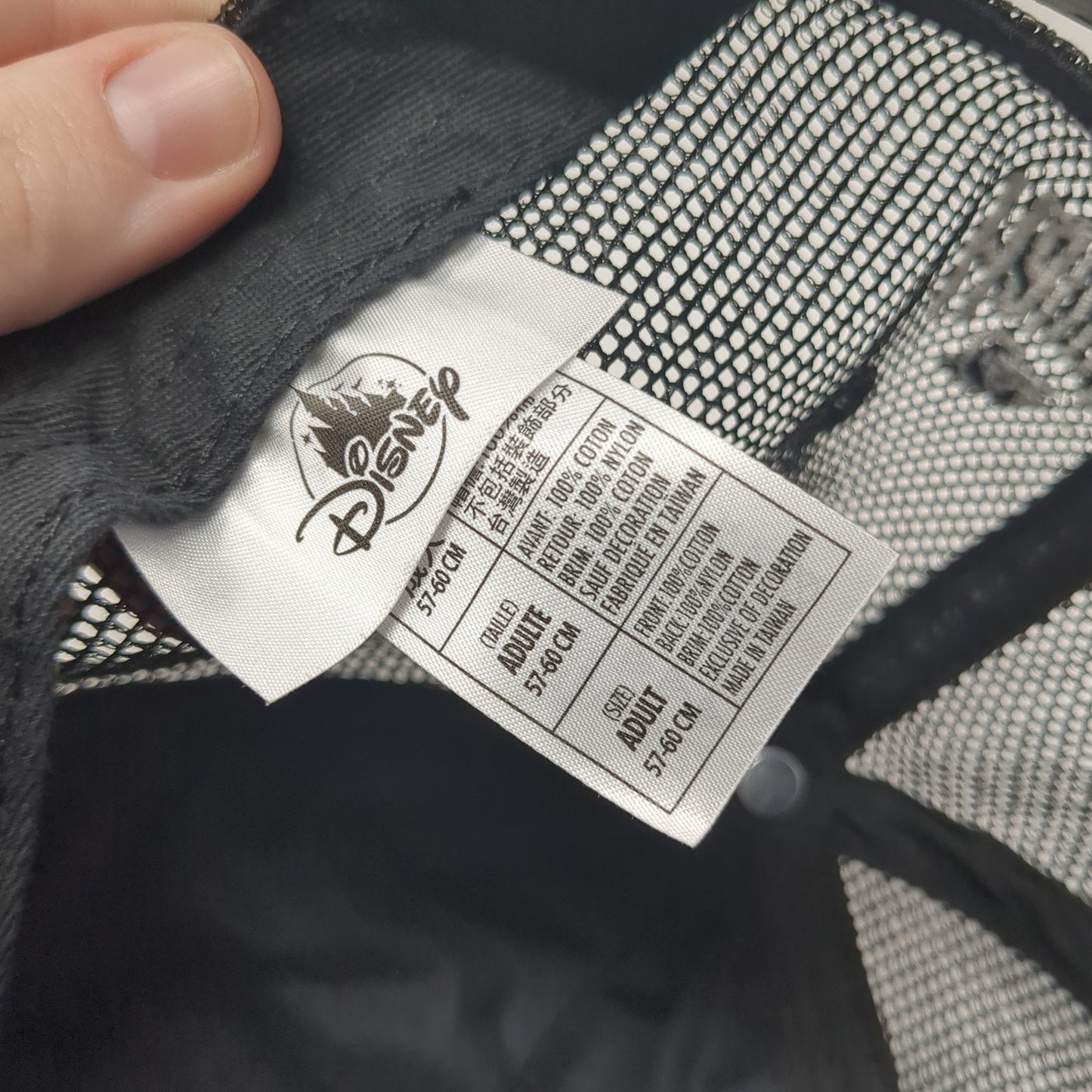 Ghost Host The Haunted Trucker Hat Black One Size Adjustable Mesh Back Disney