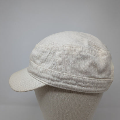 Unbranded Strapback Cadet Army Cap Tan One Size Adjustable Lightweight Cotton
