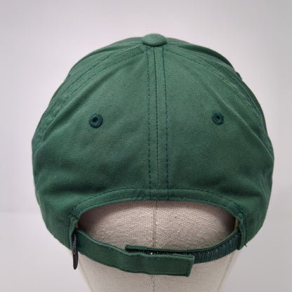 WV Strapback Hat Green One Size Adjustable Embroidered Pacific Headwear