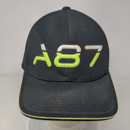 A87 Fitted Hat Black Small/Medium Embroidered Flexfit Aeropostale