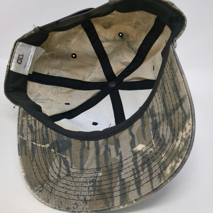 Outdoor Cap Snapback Gray Green One Size Mossy Oak Camo TP Patch Hunting Hat