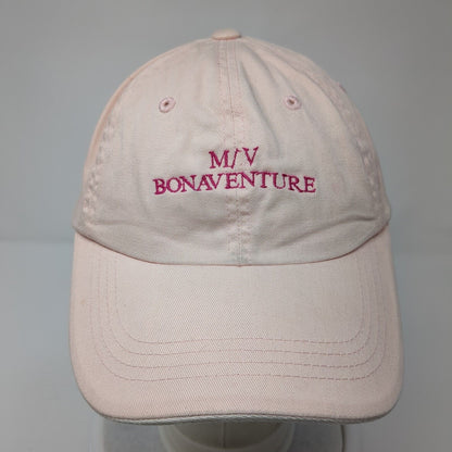 M/V Bonaventure Strapback Hat Pink OS Adjustable Embroidered Port Authority