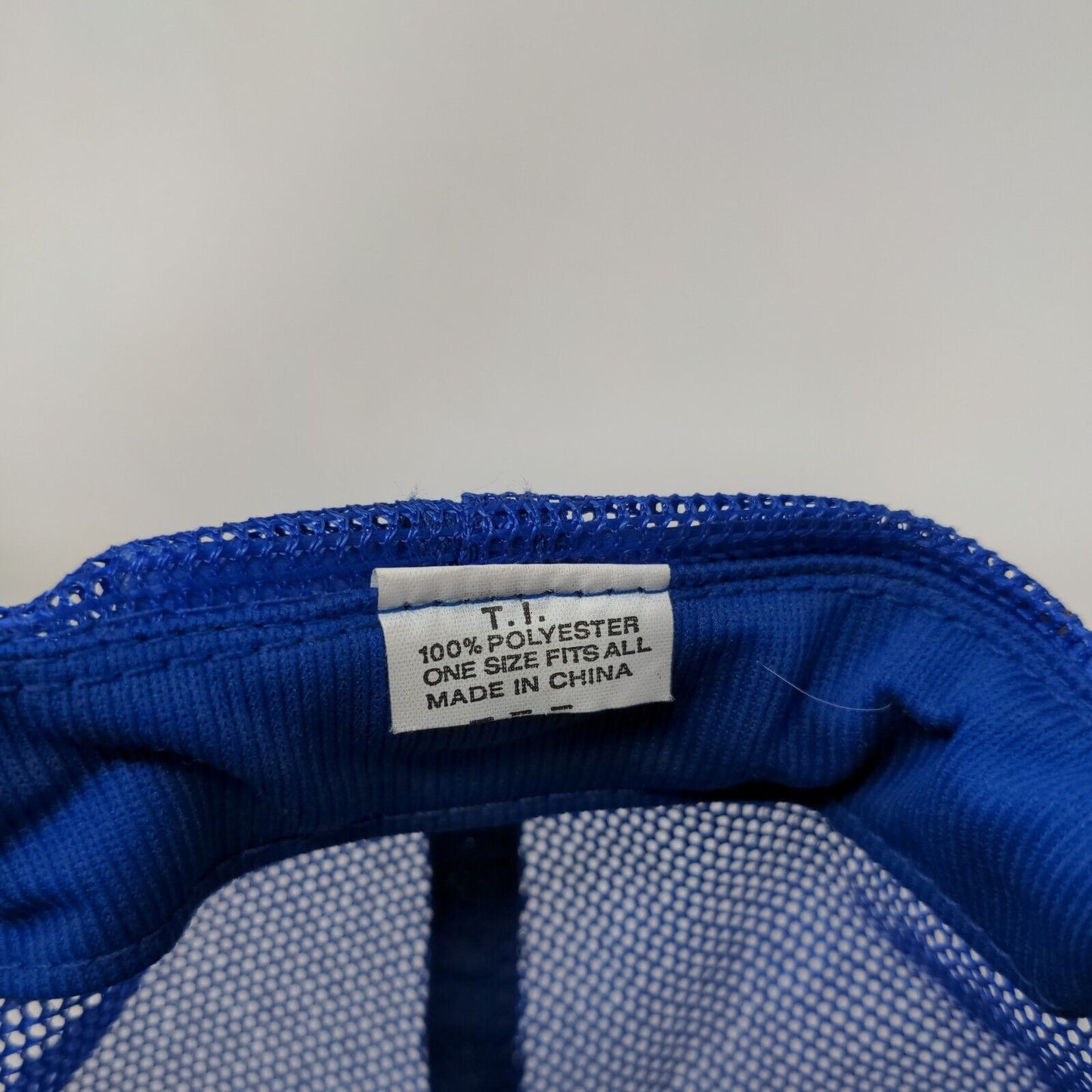 Pro-Fit Snapback Rope Trucker Hat Blue OSFA Mesh Back Colorblock