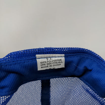 Pro-Fit Snapback Rope Trucker Hat Blue OSFA Mesh Back Colorblock