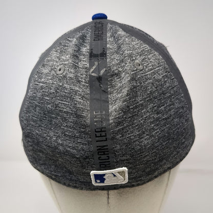 Kansas City Royals MLB New Era Baseball Cap Gray Blue L 39THIRTY Crown Logo Hat