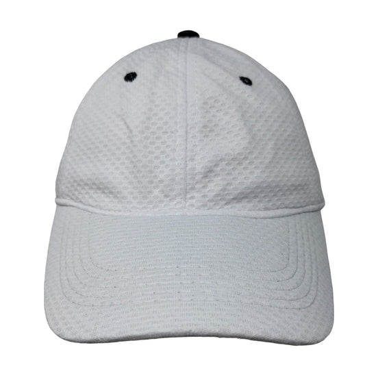 Unbranded Men's Slideback Hat White Adjustable Blank Vent Holes