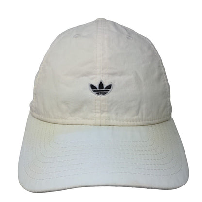 Adidas Trefoil Women's Slideback Hat White OSFW Embroidered Adjustable