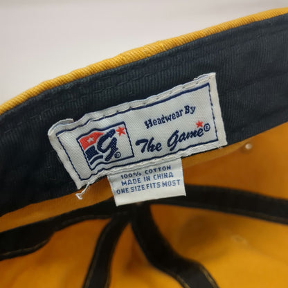 The Game Baseball Cap Yellow One Size Aflac Duck Distressed Mascot Cotton Hat
