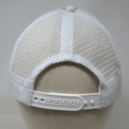 Spirit Trucker Hat Black White One Size Hugh Mungus Deck Builders Mesh Snapback