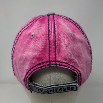 Nashville Tennessee Strapback Hat Pink One Size Adjustable Essencial Caps Cotton
