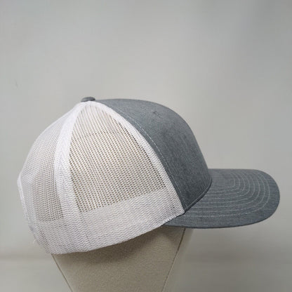 Pine Tree Snapback Trucker Hat Gray One Size Adjustable Mesh Back Richardson