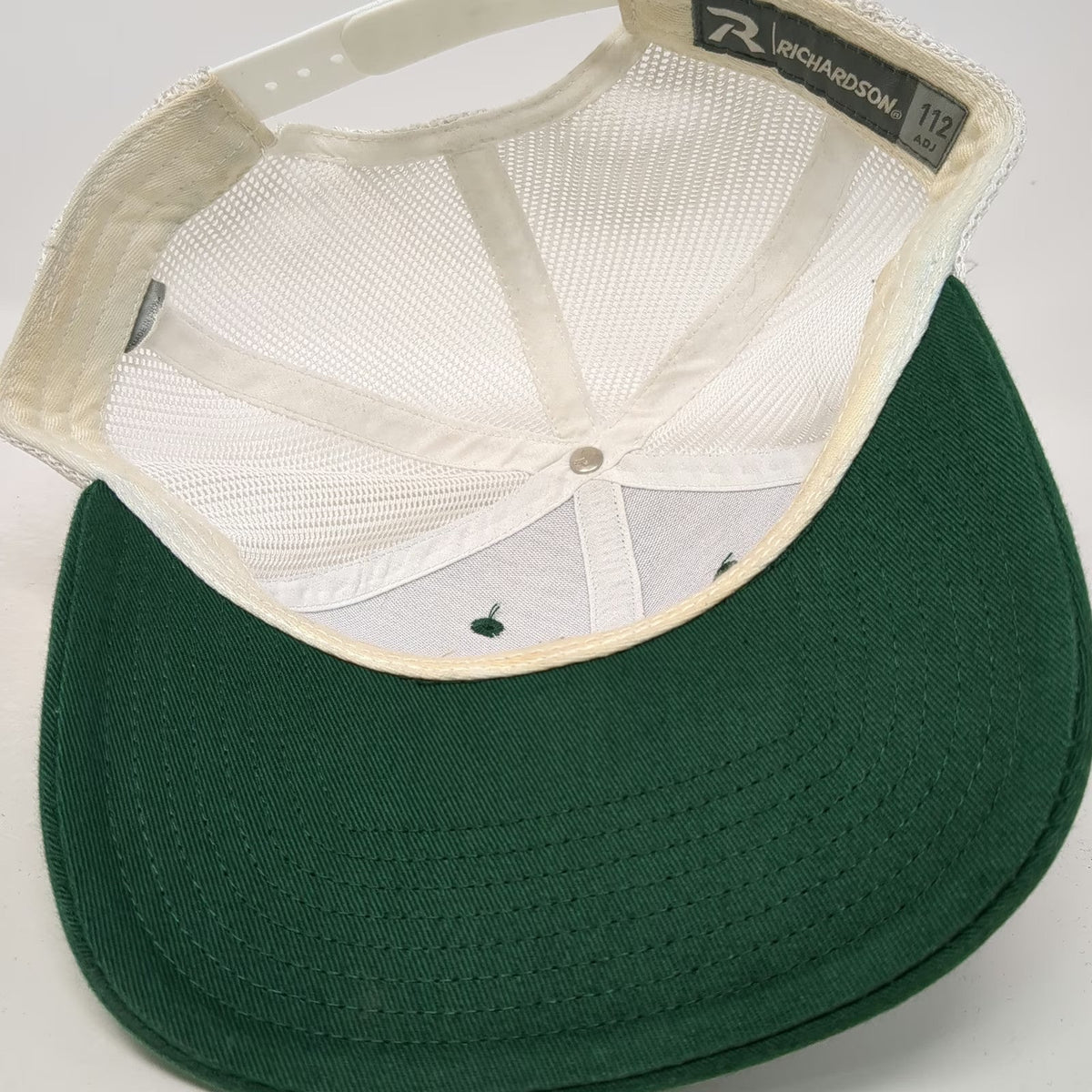 Richardson Trucker Hat Green One Size Snapback Spur X Ranch Improvements Mesh