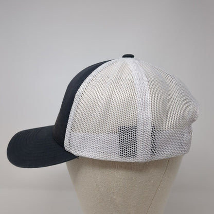 Middleton Snapback Mesh Back Trucker Hat Blue One Size Embroidered