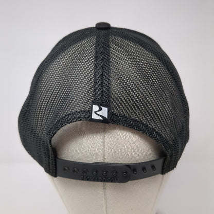 Stronger Men's Conference Snapback Trucker Hat Black One Size Mesh Back