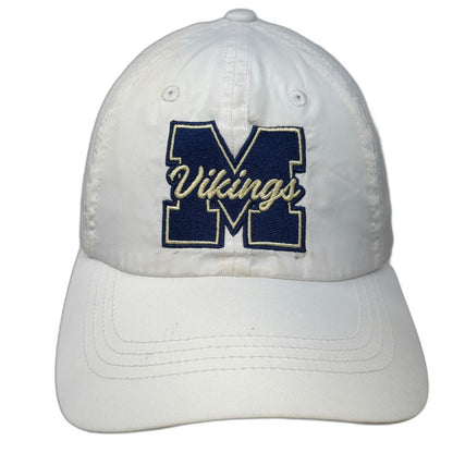 Port Authority Vikings White Baseball Cap One Size Strapback Polyester Mesh Hat