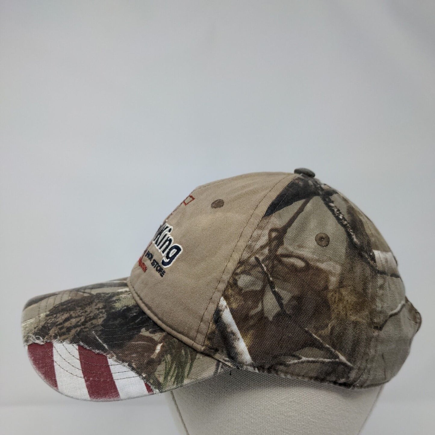 Rural King America's Farm And Home Store Snapback Hat Camouflage OSFM Patriotic