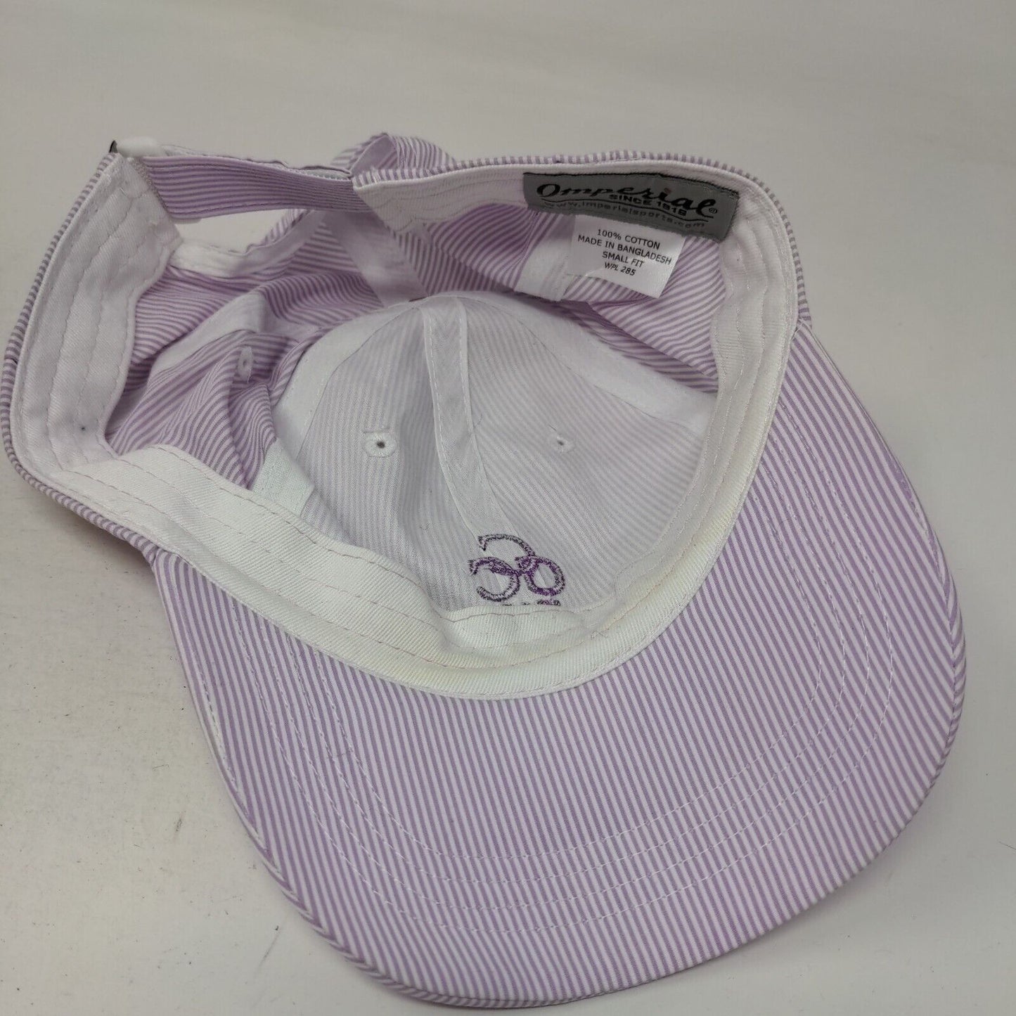 CGC 1929 Slideback Hat Multicolor Small Fit Adjustable Striped Embroidered